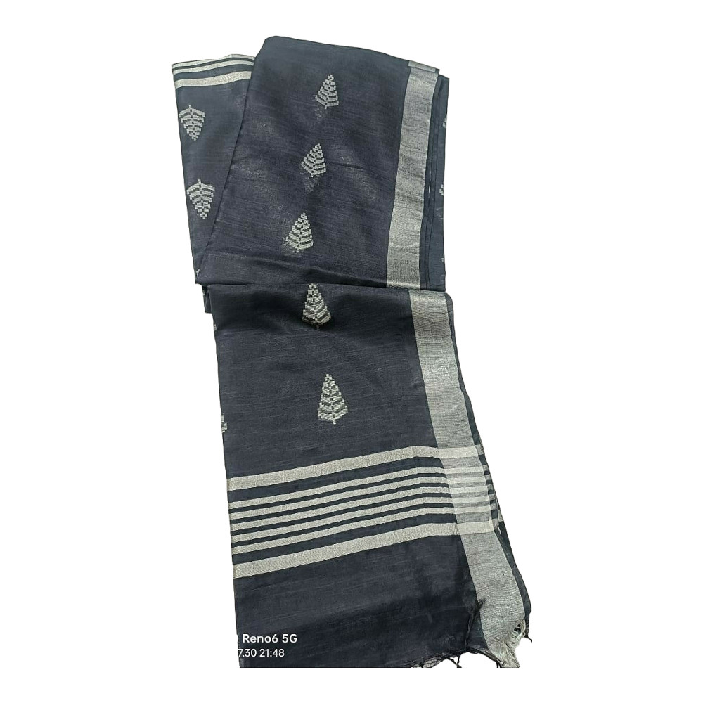 Beautiful Handloom Black Saree