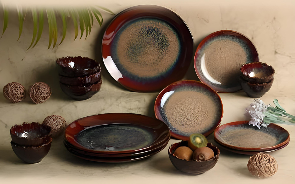 Shop Beautiful Handmade Dinner Set of 16 Pieces GI Heritage