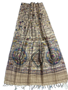 Beautiful Printed Tussar Dupatta