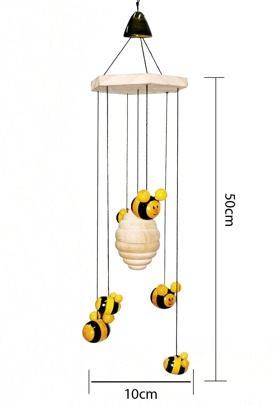 Bee Hive dangler decor Wooden Home décor - 0