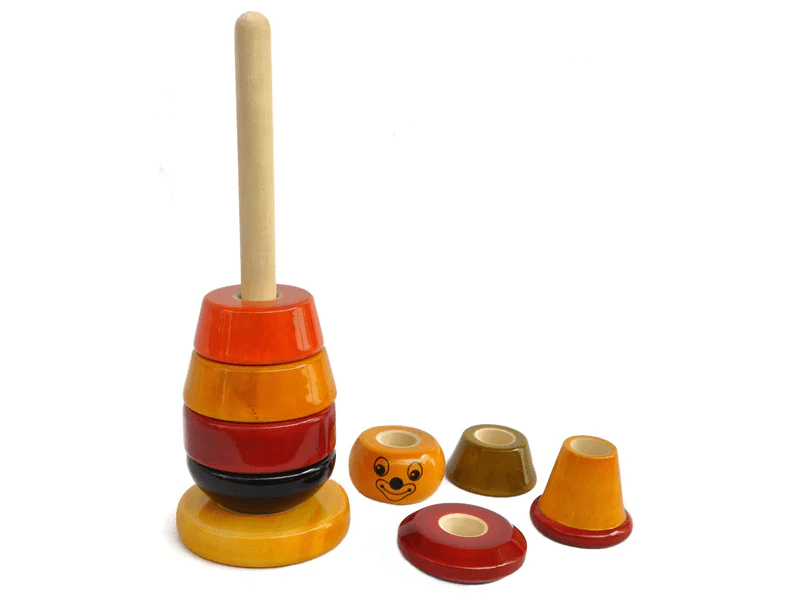 Bibbo Wooden stacking toys - 1