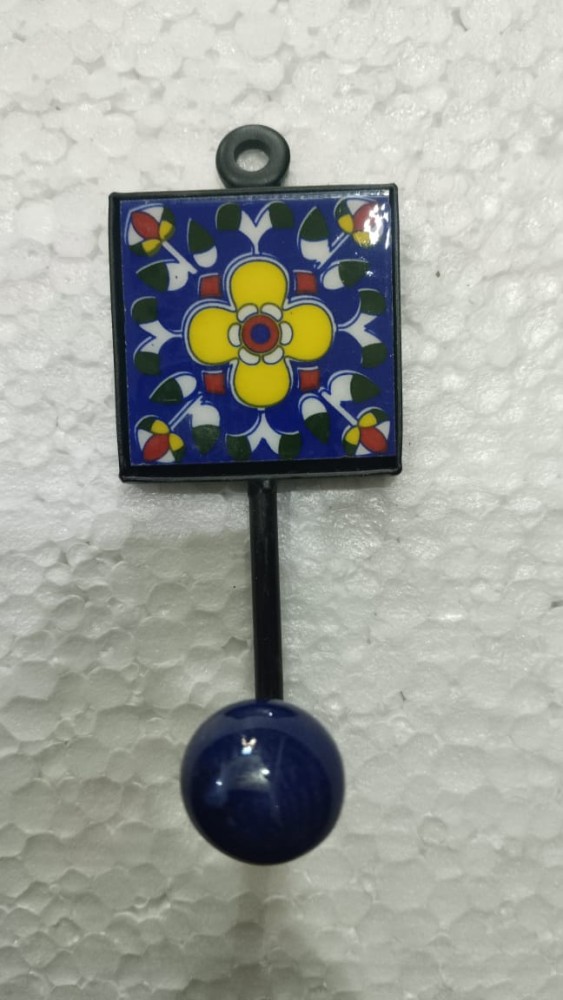 Blue Pottery Key Holder/Hanger Style 9