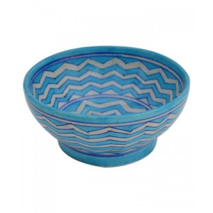 Handmade Blue Colour Bowl Blue Pottery Of Jaipur