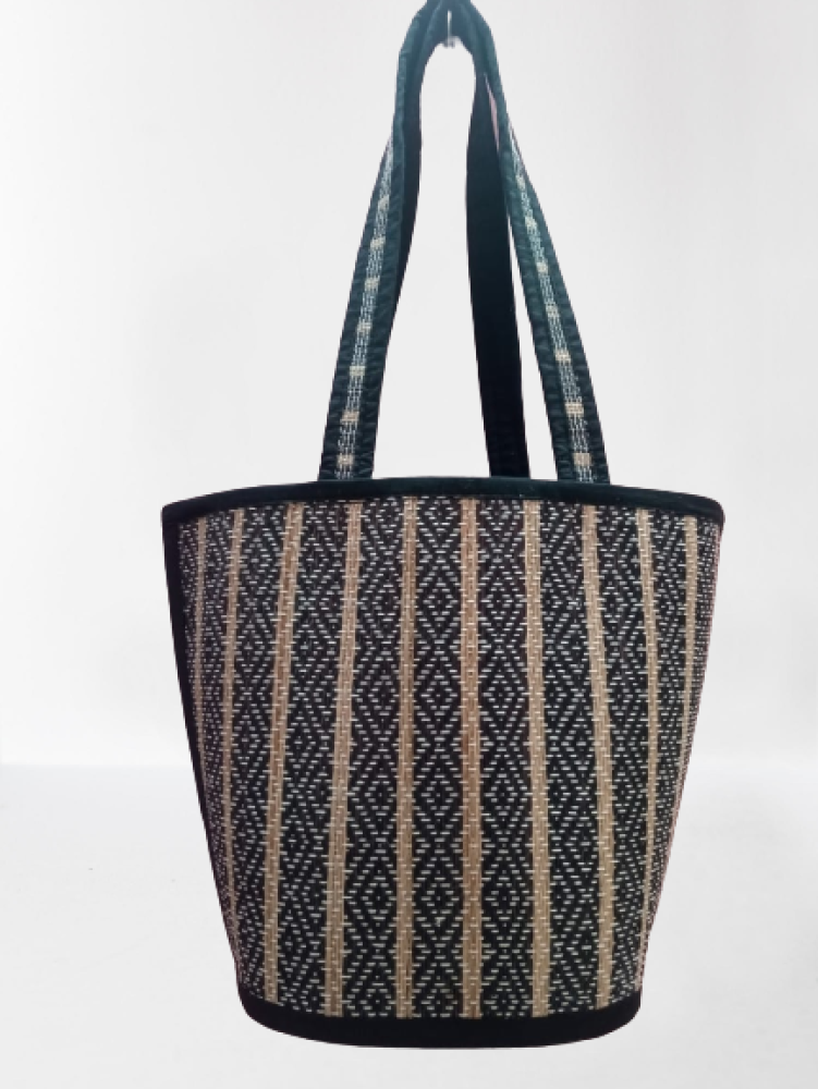 Blue Stripes Madur Kathi Bag