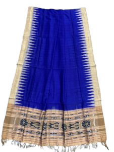 Blue Tussar Dupatta