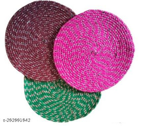 Braided Doormat Round (Pack Of Three)