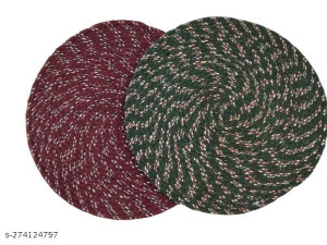 Braided Doormat Round (Pack Of Tow)