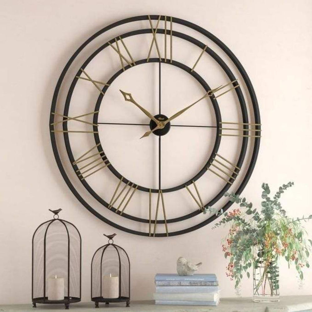 Classic Black Dial Wall Clock