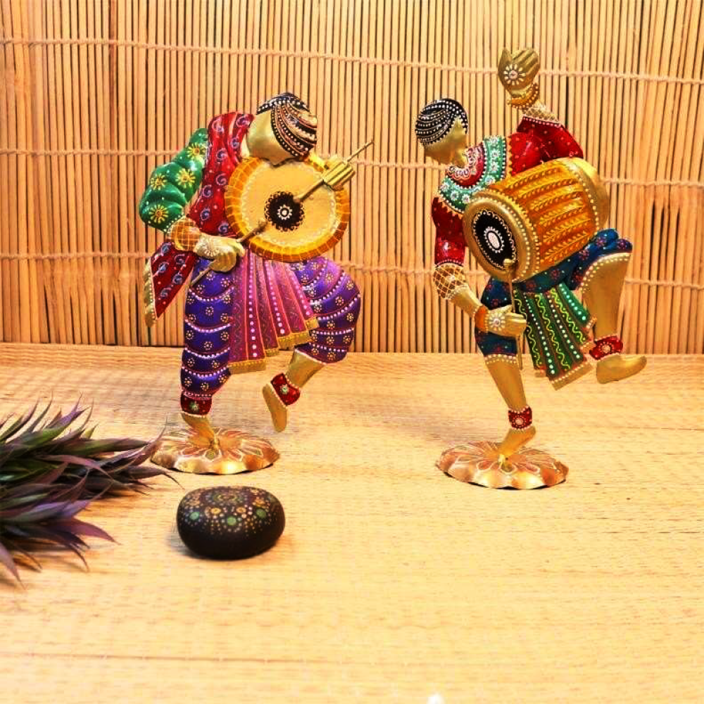 Colourful Dancing Men Set of 2