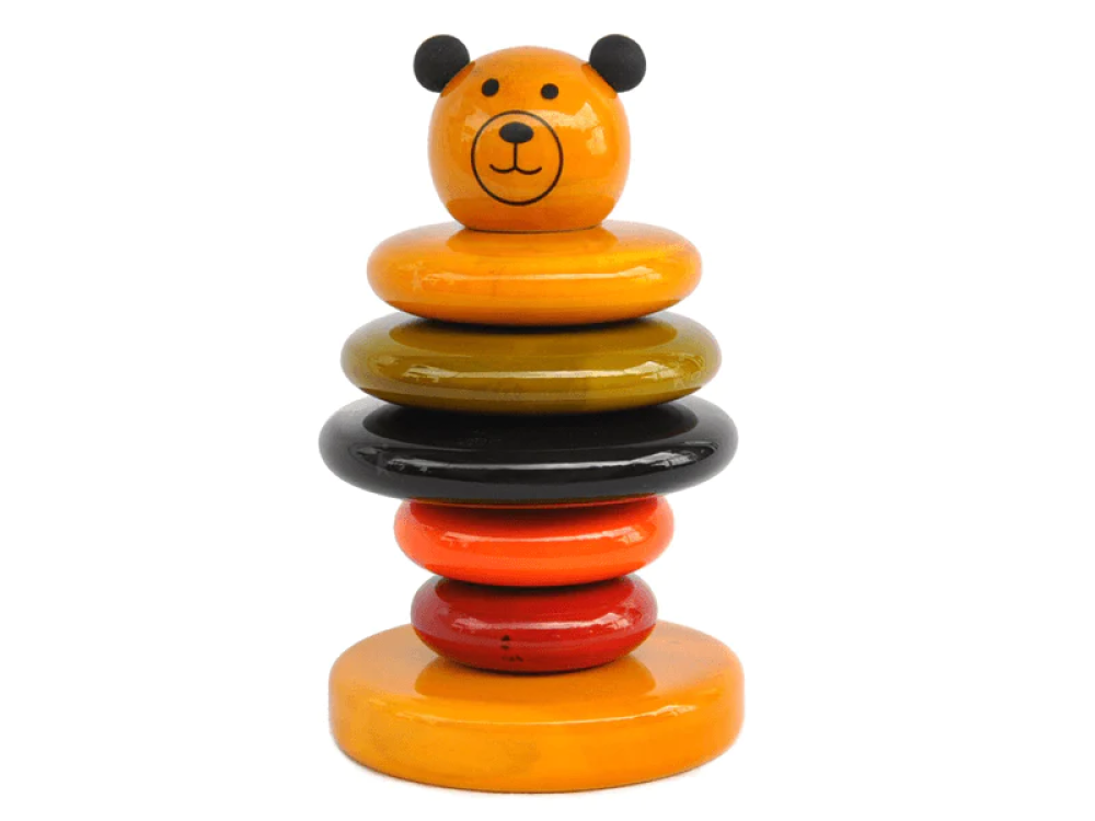 Cubby Wooden stacking toy - 2