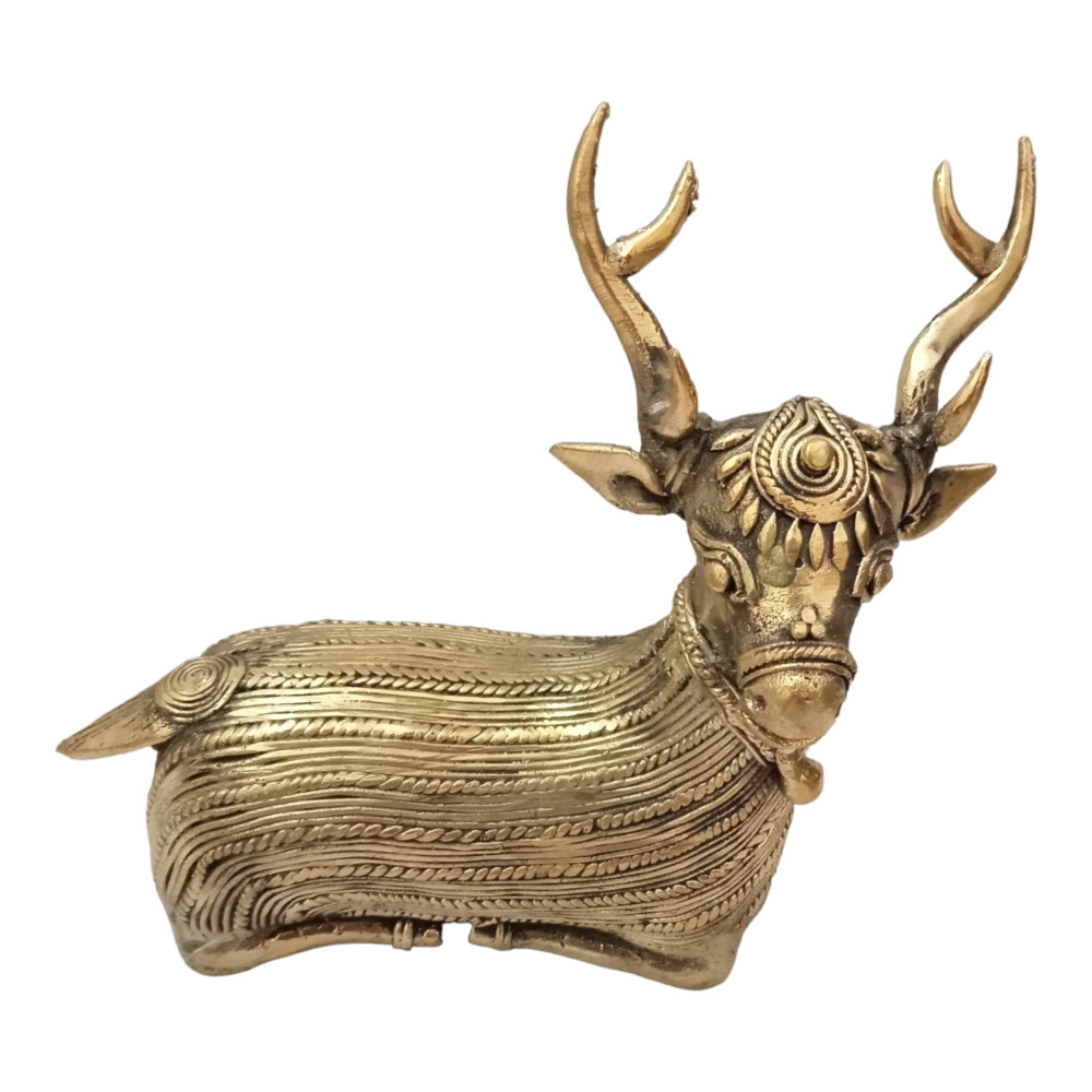 Deer Seated Metal Craft