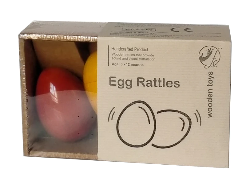 Egg Rattle set of 2 - 1