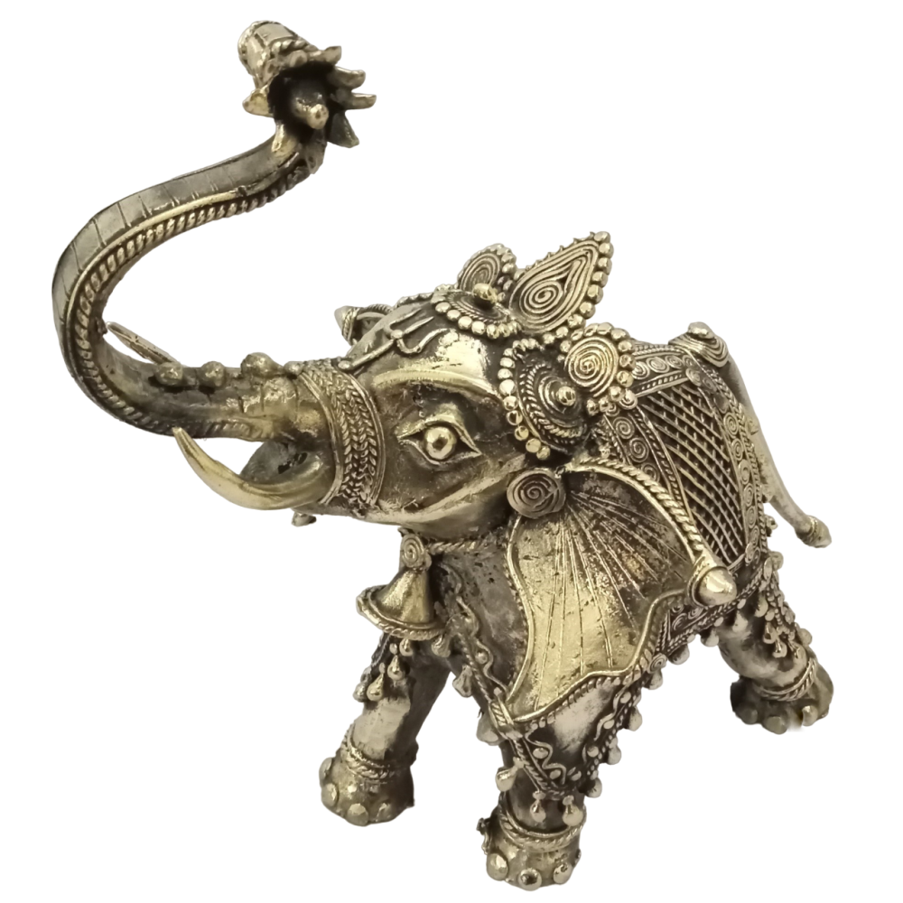 Elephant Standing Metal Craft