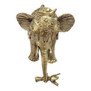 Elephant Standing Metal Craft Style 1