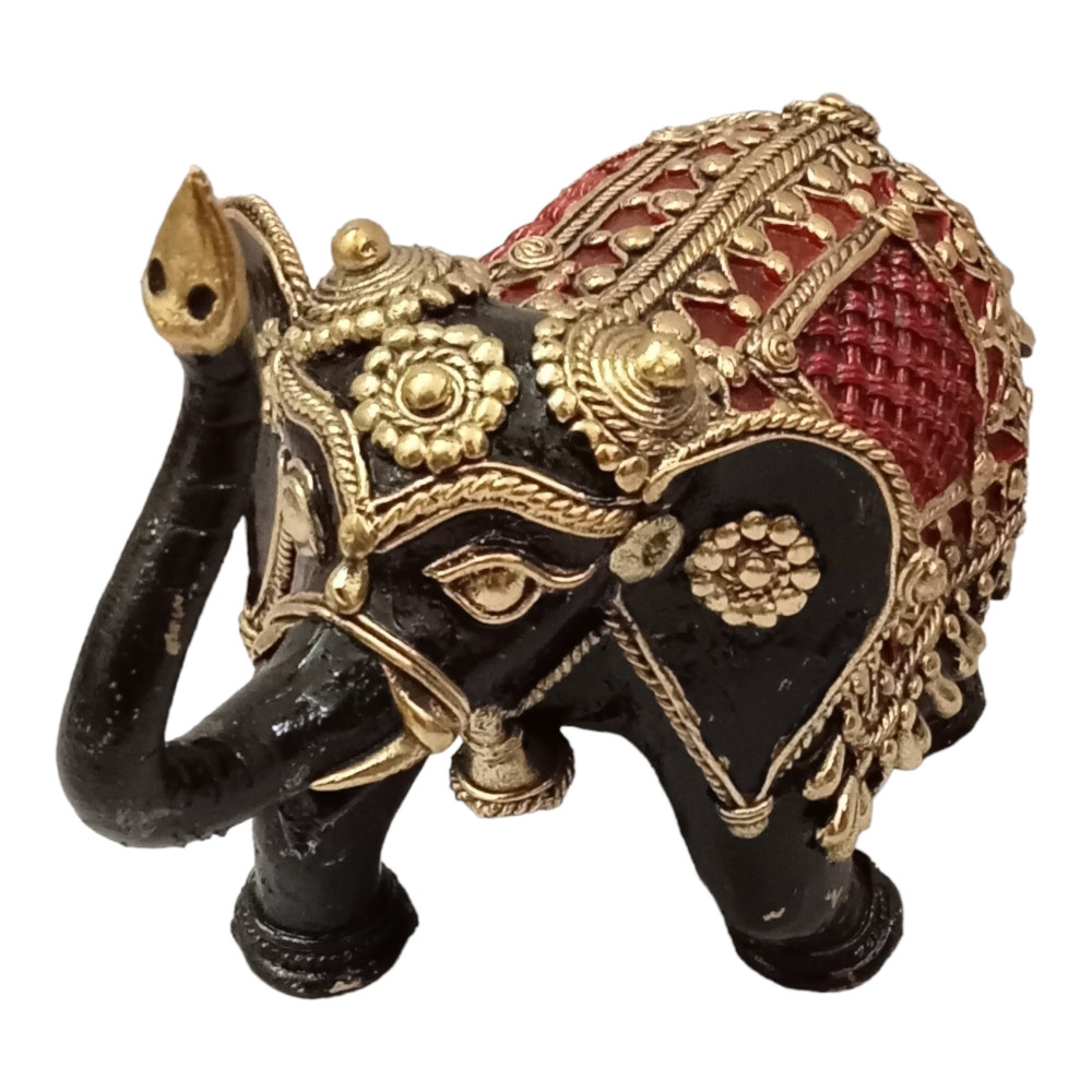 Elephant Standing Metal Craft Style 2