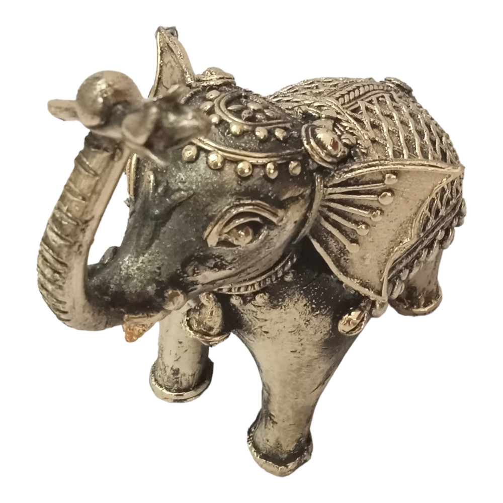 Elephant Standing Metal Craft Style 6