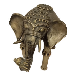 Elephant Standing Metal Craft Style 8