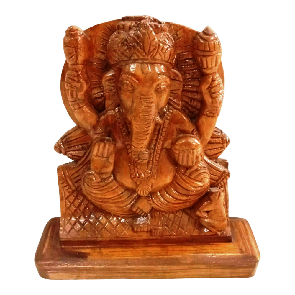 Ganesh (1) Wooden Craft