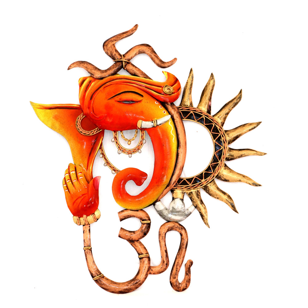 Ganesh with OM wall hanging