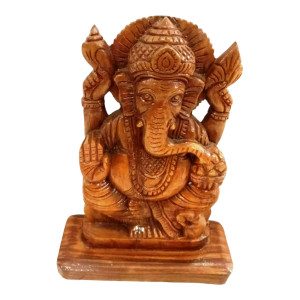 Ganesha Baster Wooden Craft