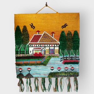 Ghazipur Handmade Jute Wall-Hanging Banarasi House