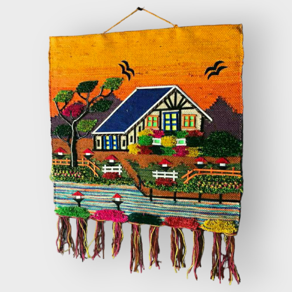 Ghazipur Handmade Jute Wall-Hanging River House