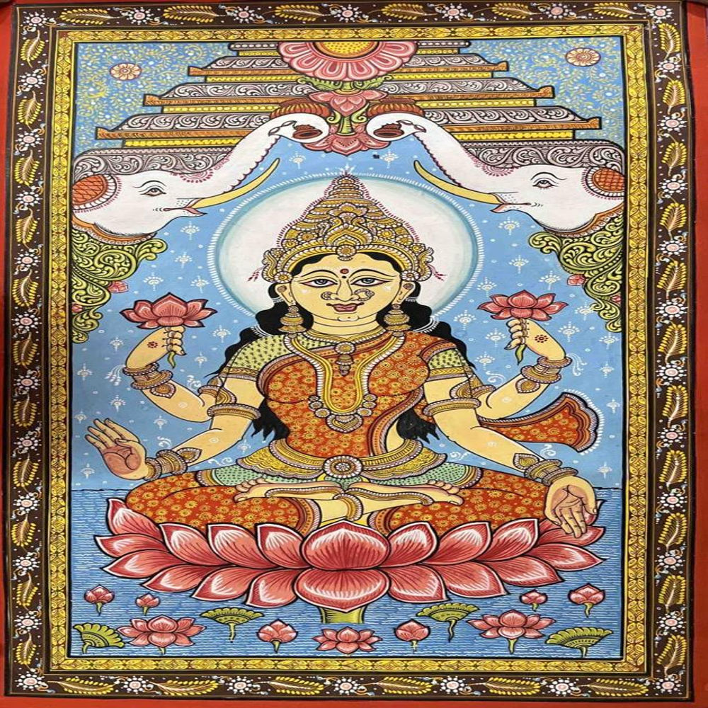 Goddess Lakshmi Odisha Patchithra (40x24inch)