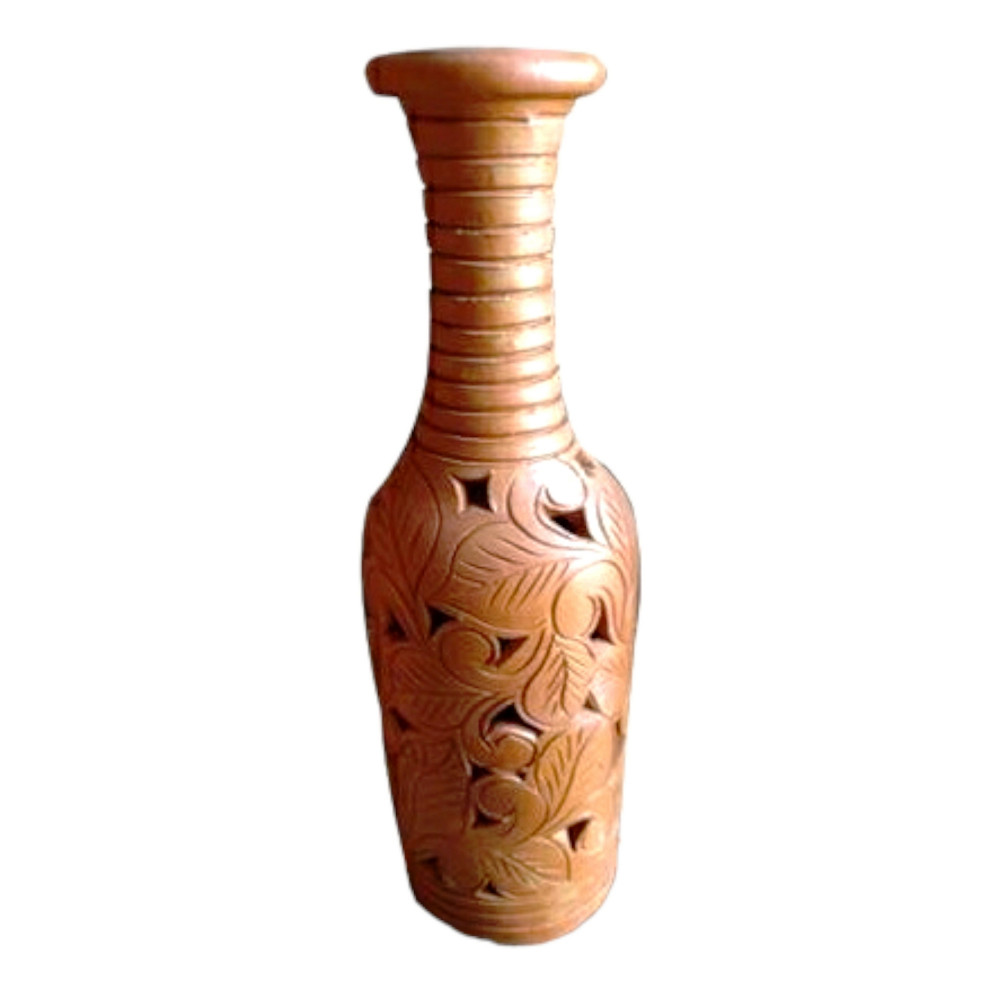 Traditional Handicraft Gorakhpur Terracotta Beautiful Clay Pot For Decoration Purpose
