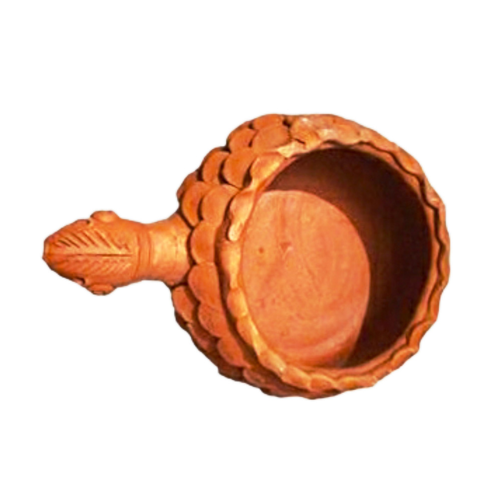 Handicraft Gorakhpur Terracotta Clay Turtle Pot For Storing Water - 0