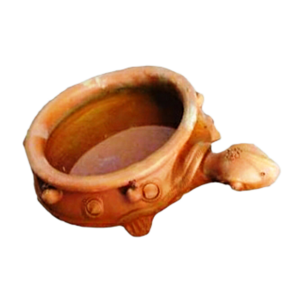 Traditional Handicraft Gorakhpur Terracotta Clay Of Beautiful Turtle Pot For Storing Water - 0