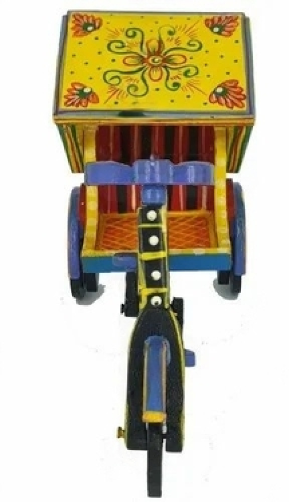 Wooden Cycle Rickshaw - 0