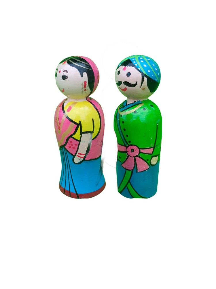 Gujarat Couple Doll - 0