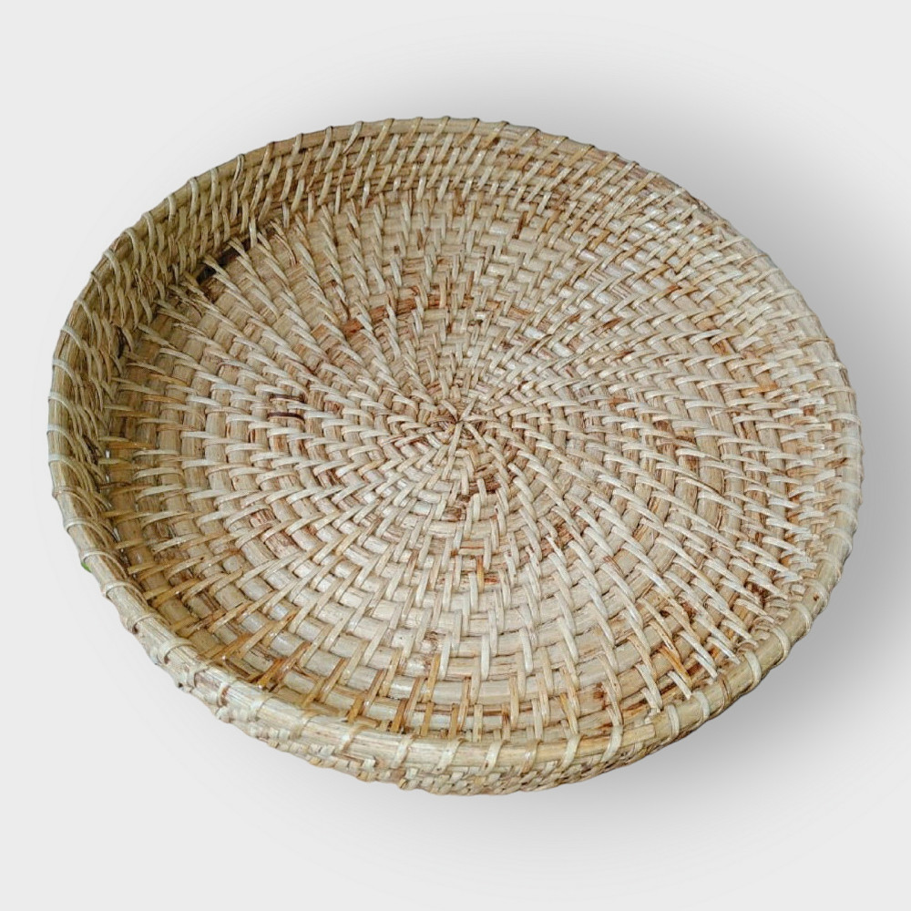 Hand Crafted Round Tray - 1