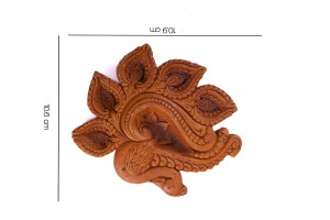 Handmade Terracotta Diwali Navaratri Diya with 5 Diya's