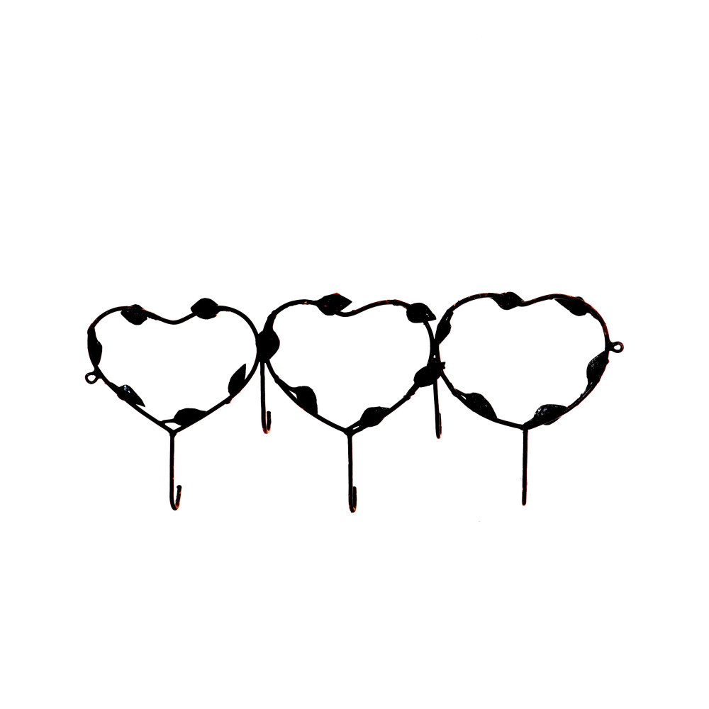 Heart shaped apparel hanger - 0