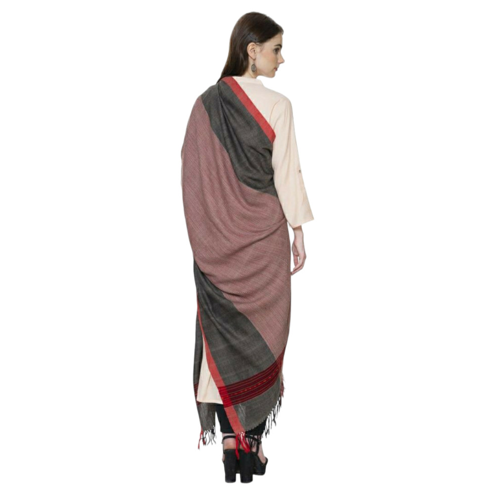 Himalayan doru shawl in double pattern - 0