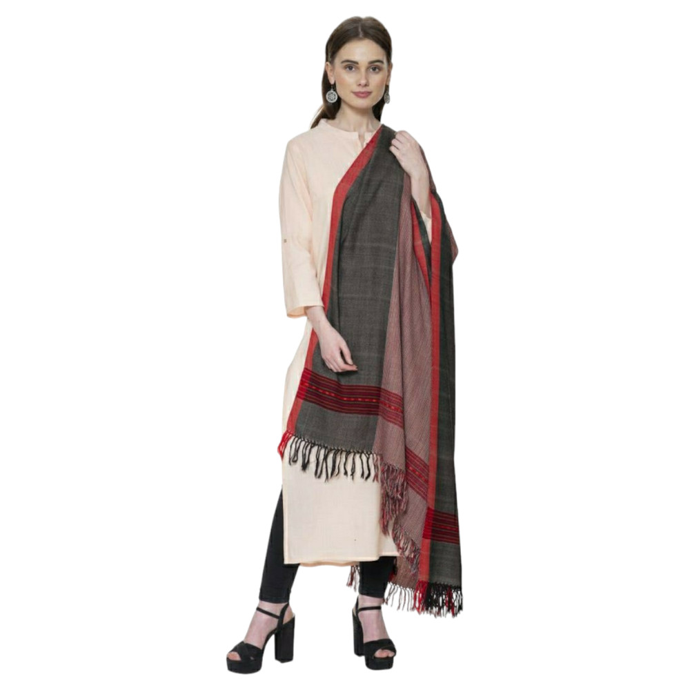Himalayan doru shawl in double pattern - 2