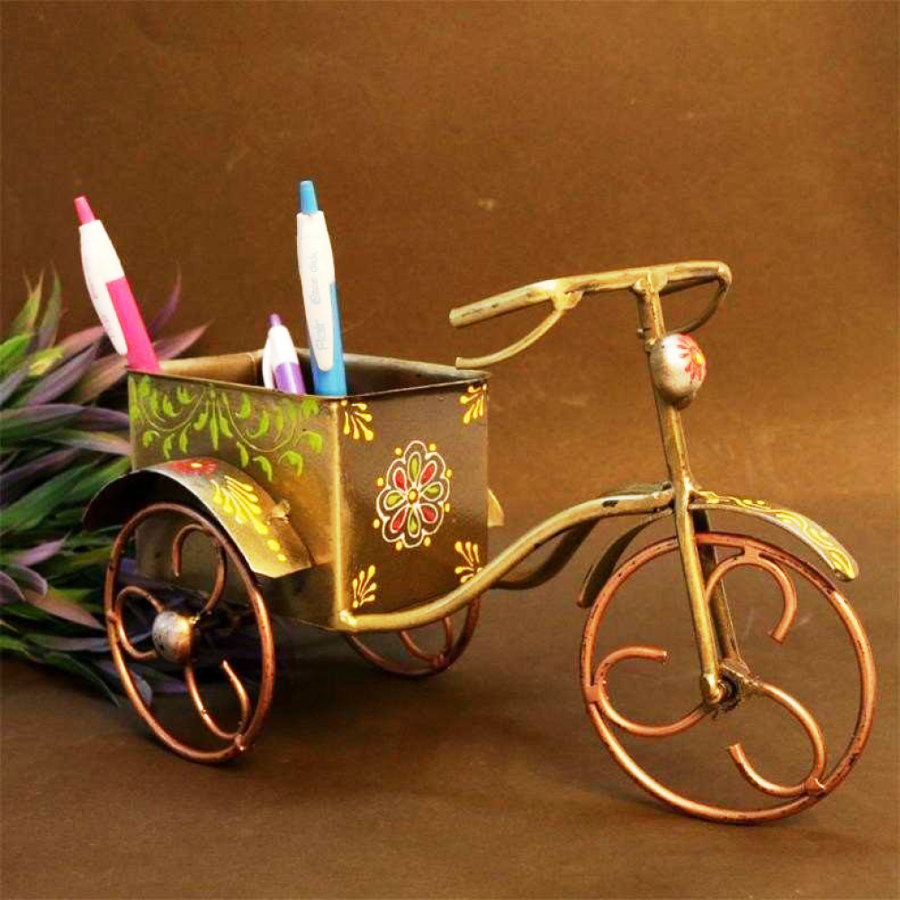 Iron Painted Cycle Rickshaw Holder