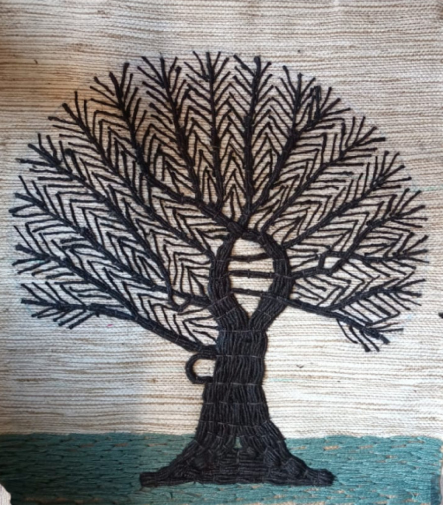 Jute Wall Hanging Tree - 0