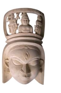 Kali Kushmandi Wooden Mask