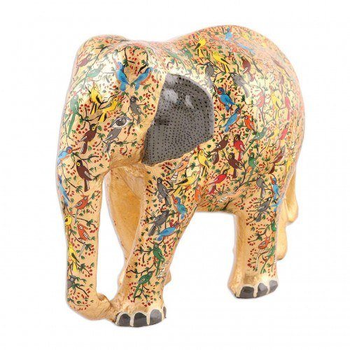 Authentic Kashmir Paper Mache Elephant