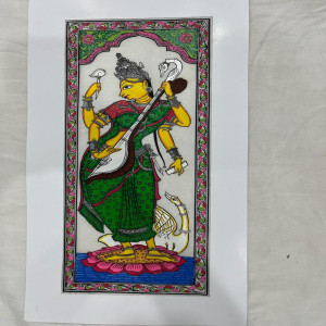 Maa Saraswathi Patchithra (15x6 inch)