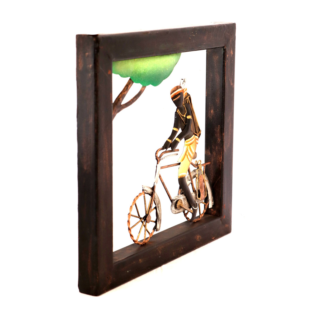 Maadia riding bicycle wall hanging - 1