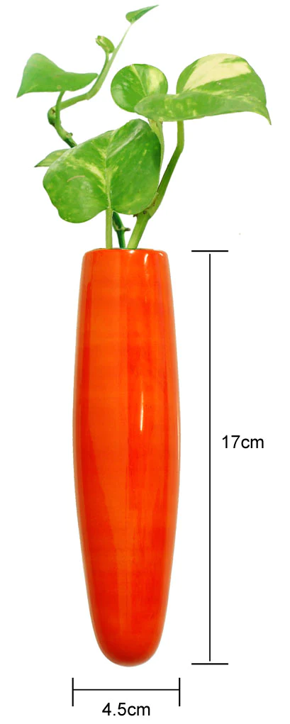 Magnetic Fridge vase - Orange