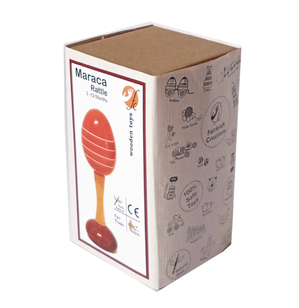 Maraca Rattle Red - 2