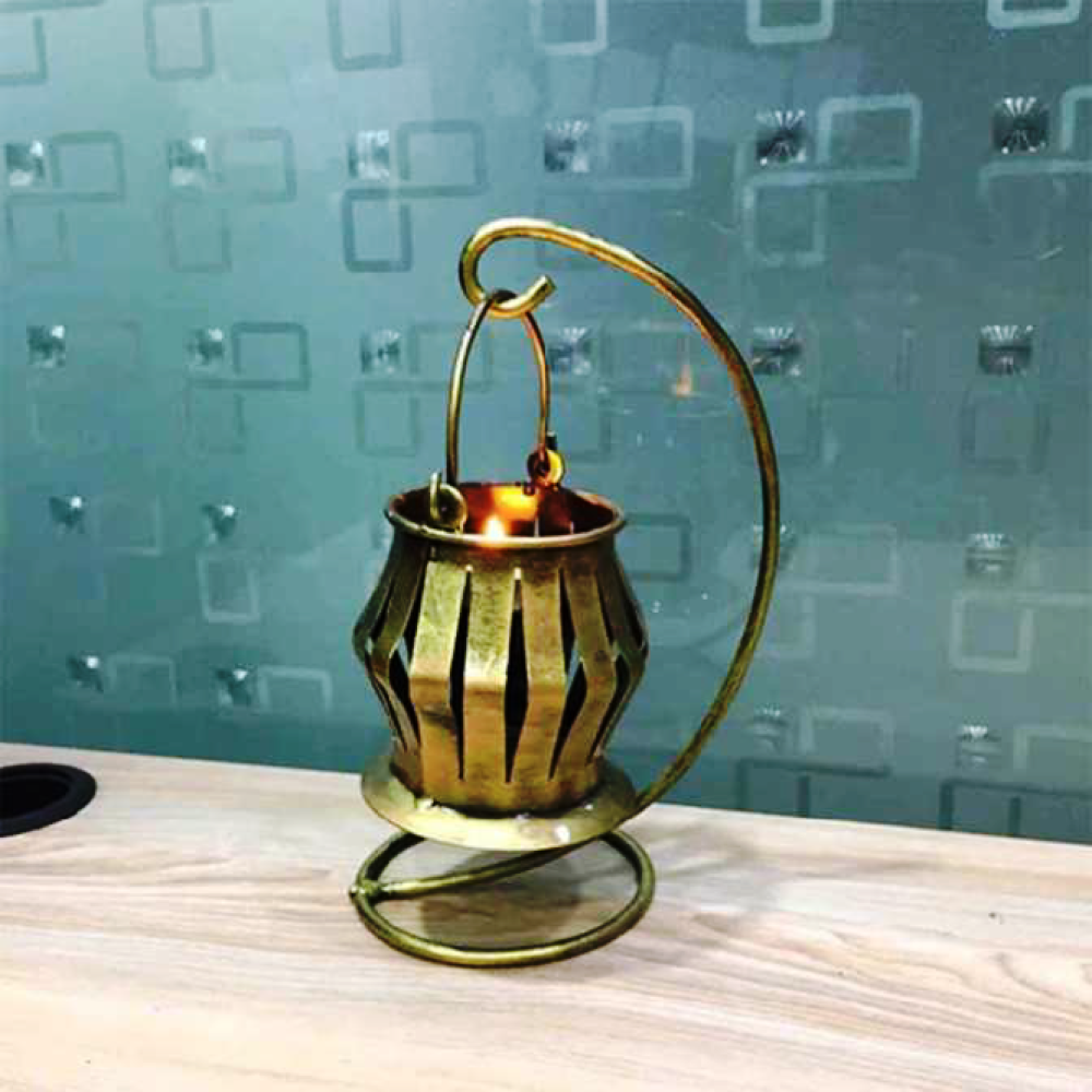 Metallic Decorative T- light Holder