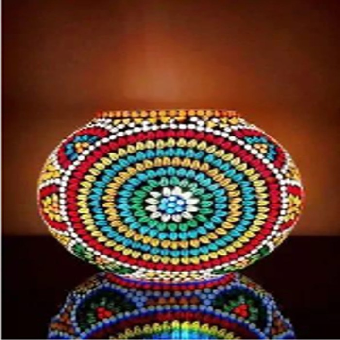 Multi-Colour PURSE SHAPE TABLE LAMP