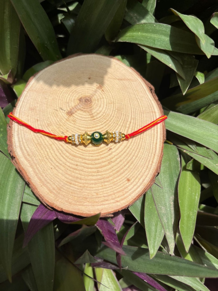 Multicolour Stone Rakhi