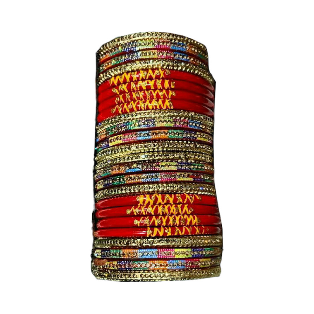 Muzaffarpur Fancy Multi Lac Bangles Set