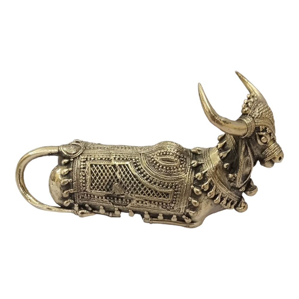 Nandi Seated Metal Craft Style 10